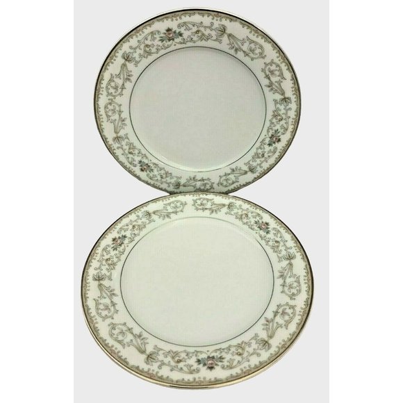 Noritake China Westbrook 5907 Pair Bread & Butter Plates 6 3/8" Japan - Picture 1 of 8